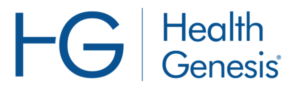 Health Genesis header logo supplement manufacturer website branding