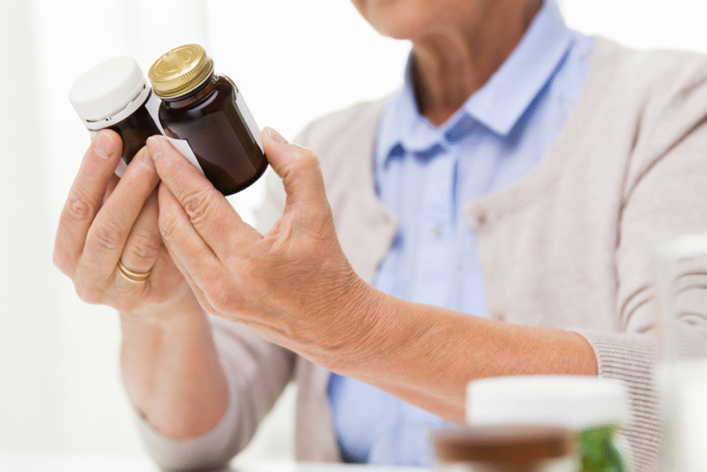 Comparing supplement bottle information labels for consumer education guidance