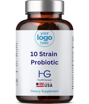 Private Label 10 Strain Probiotic - Health Genesis Manufacturing
