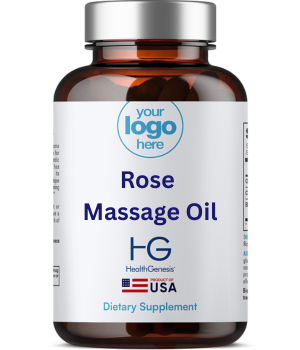 Private Label Rose Massage Oil - Health Genesis Manufacturing