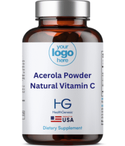Private Label Acerola Powder Natural Vitamin C - Health Genesis Manufacturing