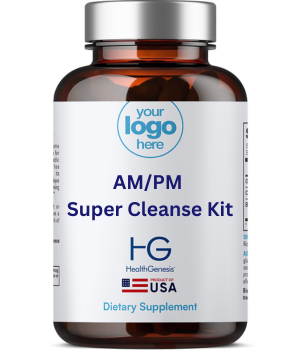 Private Label AM/PM Super Cleanse Kit - Health Genesis Manufacturing