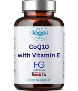 Private Label CoQ10 with Vitamin E - Health Genesis Manufacturing