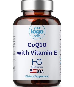 Private Label CoQ10 with Vitamin E - Health Genesis Manufacturing