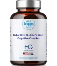 Private Label Gaba with St. John's Wort Cognitive Complex - Health Genesis Manufacturing