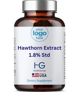 Private Label Hawthron Extract 1.8% Std - Health Genesis Manufacturing