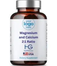 Private Label Magnesium and Calcium 2:1 Ratio - Health Genesis Manufacturing